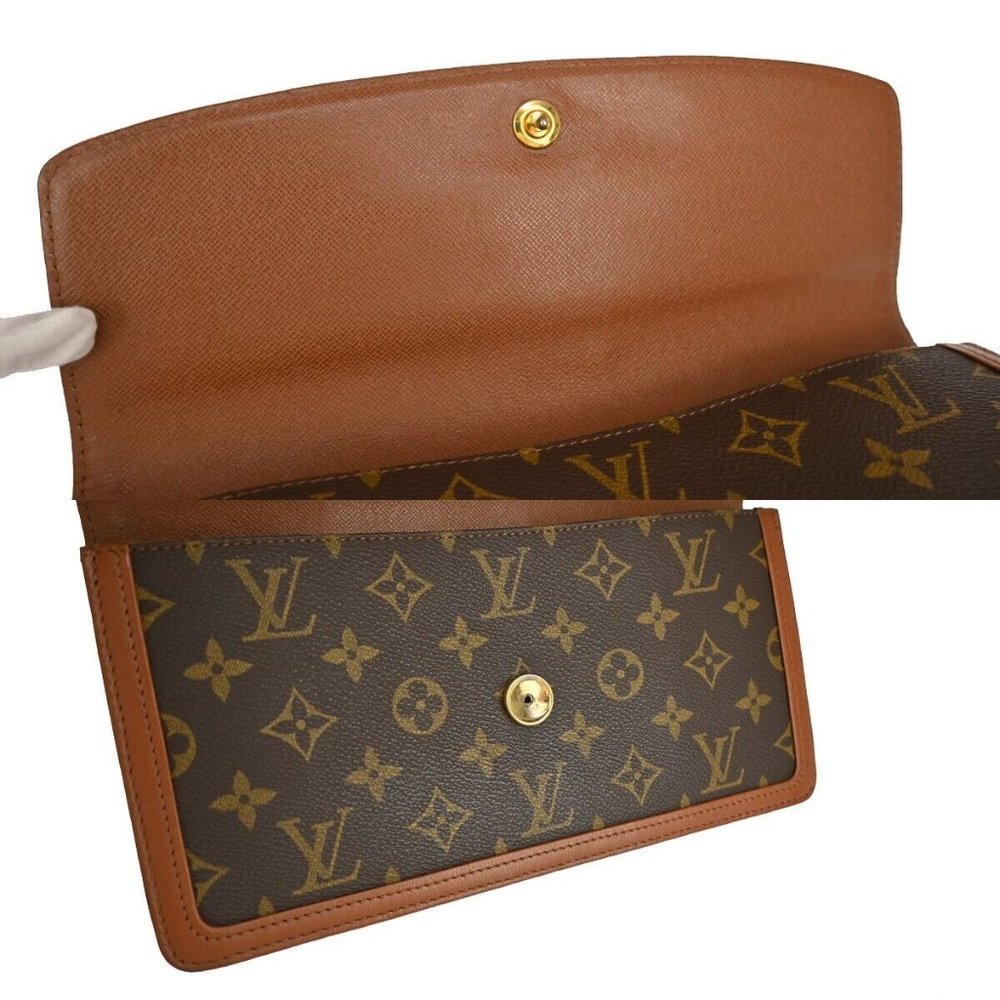 LOUIS VUITTON Pochette Dam PM Clutch Hand Bag Monogram Leather BN M51812 77KA018 - Picture 15 of 16